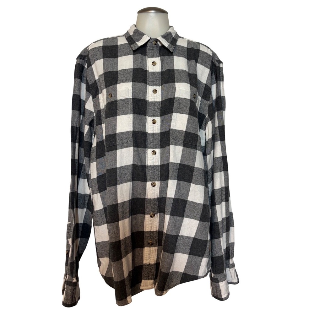 SONOMA Goods for Life Mens‎ XL Plaid Flannel Long Sleeve Button Up Shirt NWOT